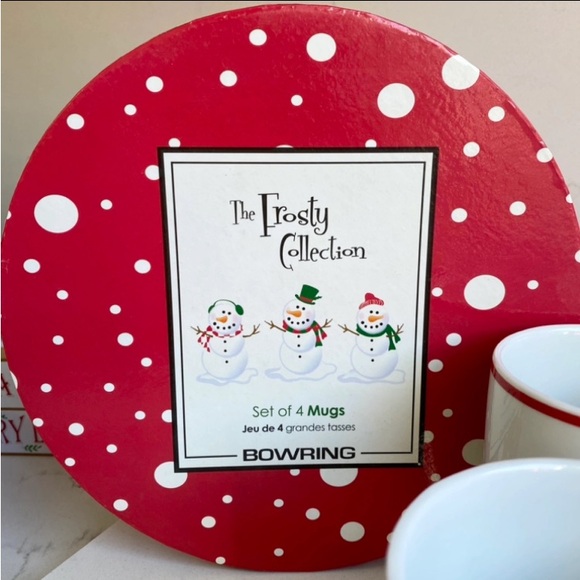 NEW Bowring The Frosty Collection Snowman Mug Set - Picture 6 of 7